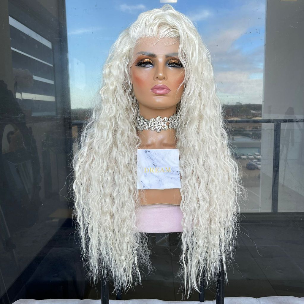 Wig Ladies Front Lace Chemical Fiber