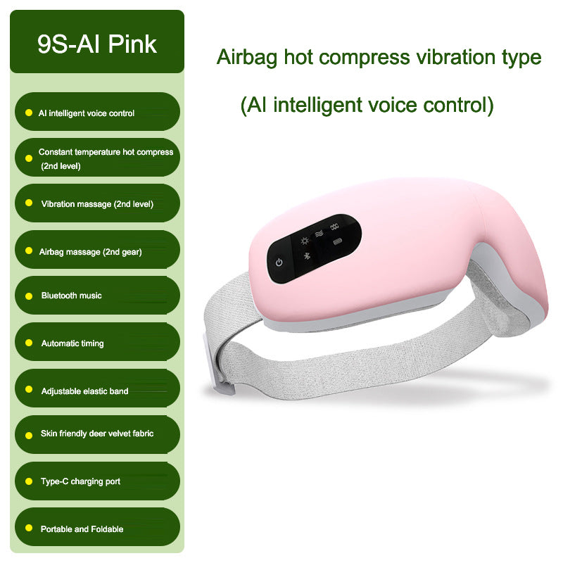 Eye massager airbag