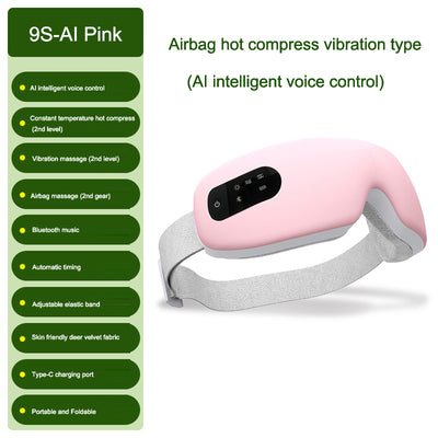 Eye massager airbag