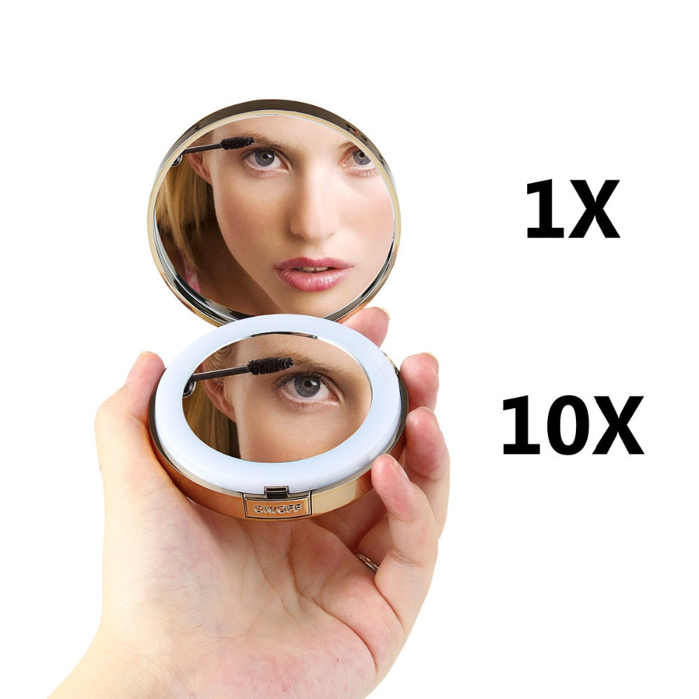 Hand Folding Portable Compact Pocket Mirror