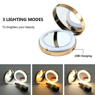 Hand Folding Portable Compact Pocket Mirror