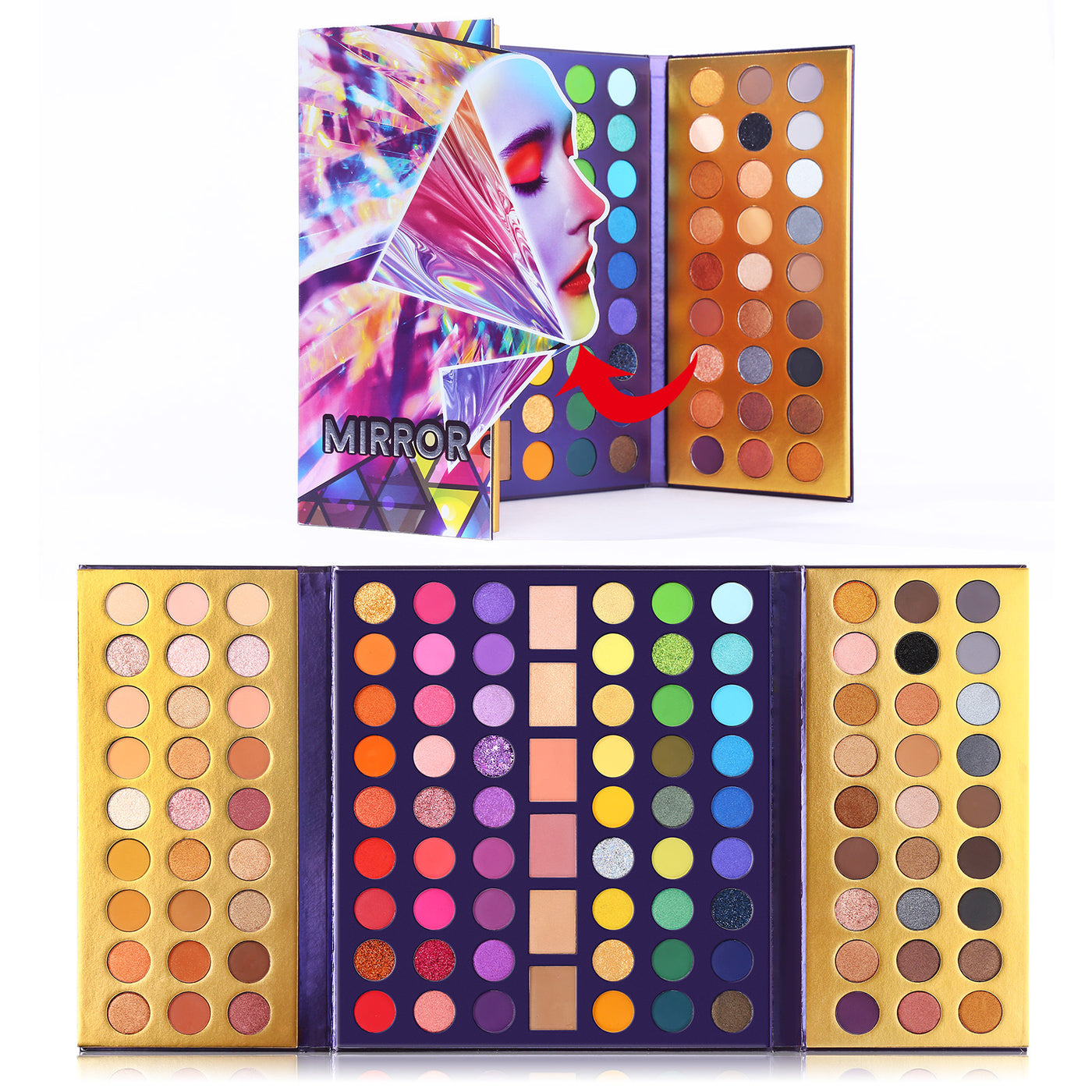 114 color magic eye shadow earth color eye shadow