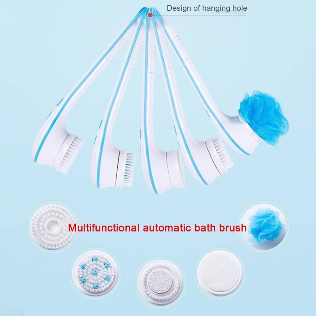 5 In 1 Electric Bath Shower Brush | Multi-Functional Shower Brush
