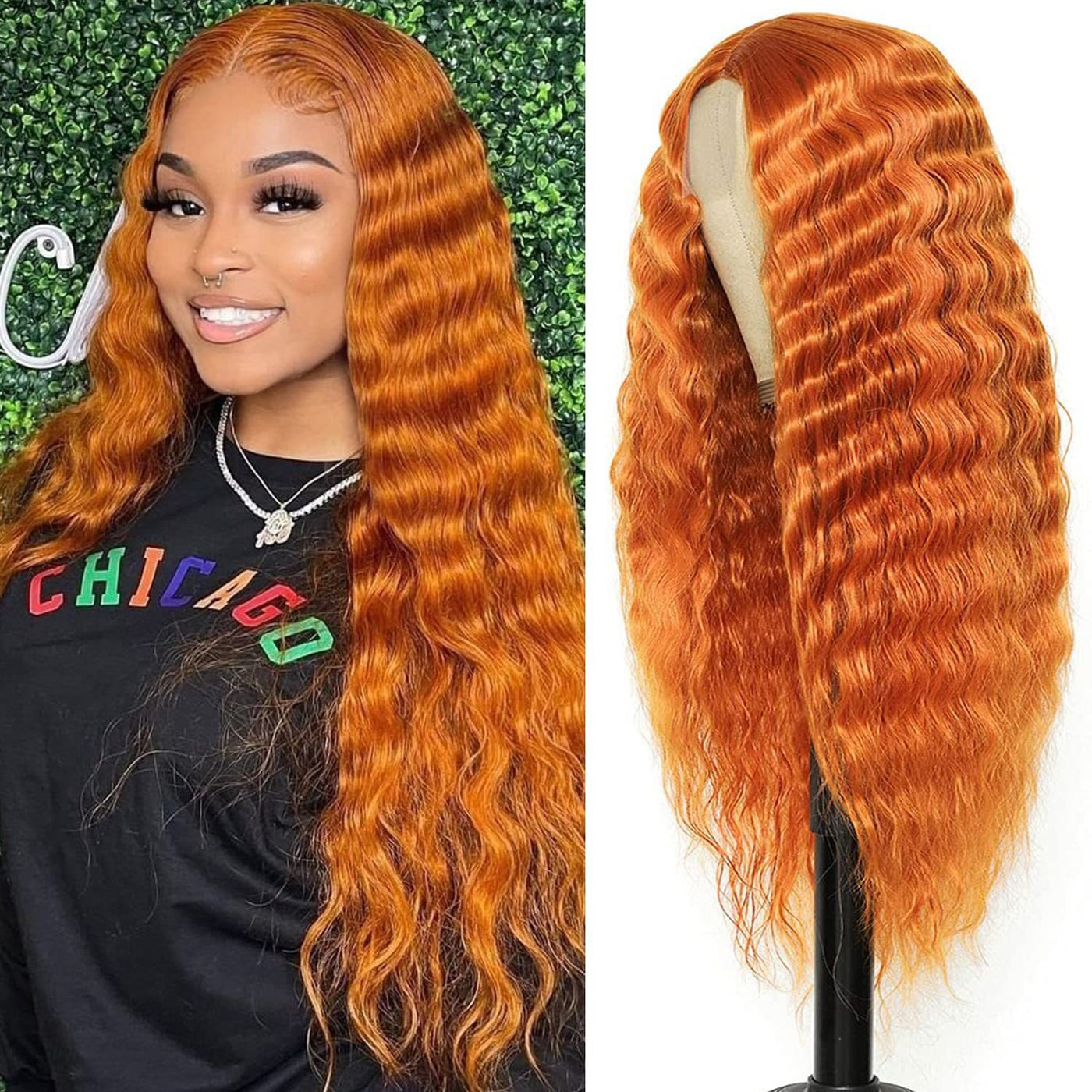 Wig Small Lace Center Deep Wave
