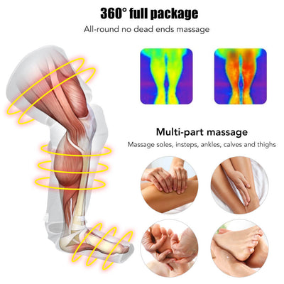 Air Wave Leg Massager | Portable Leg Massager With Air Wave Technology