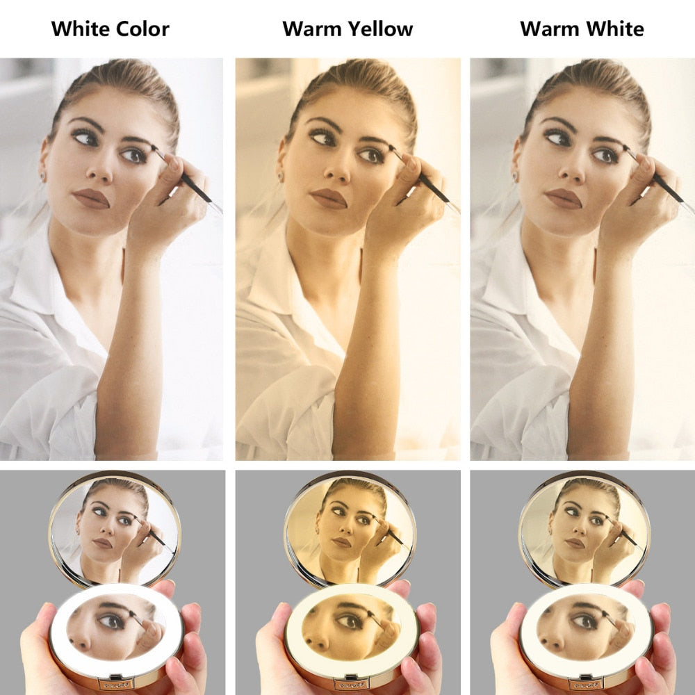 Hand Folding Portable Compact Pocket Mirror