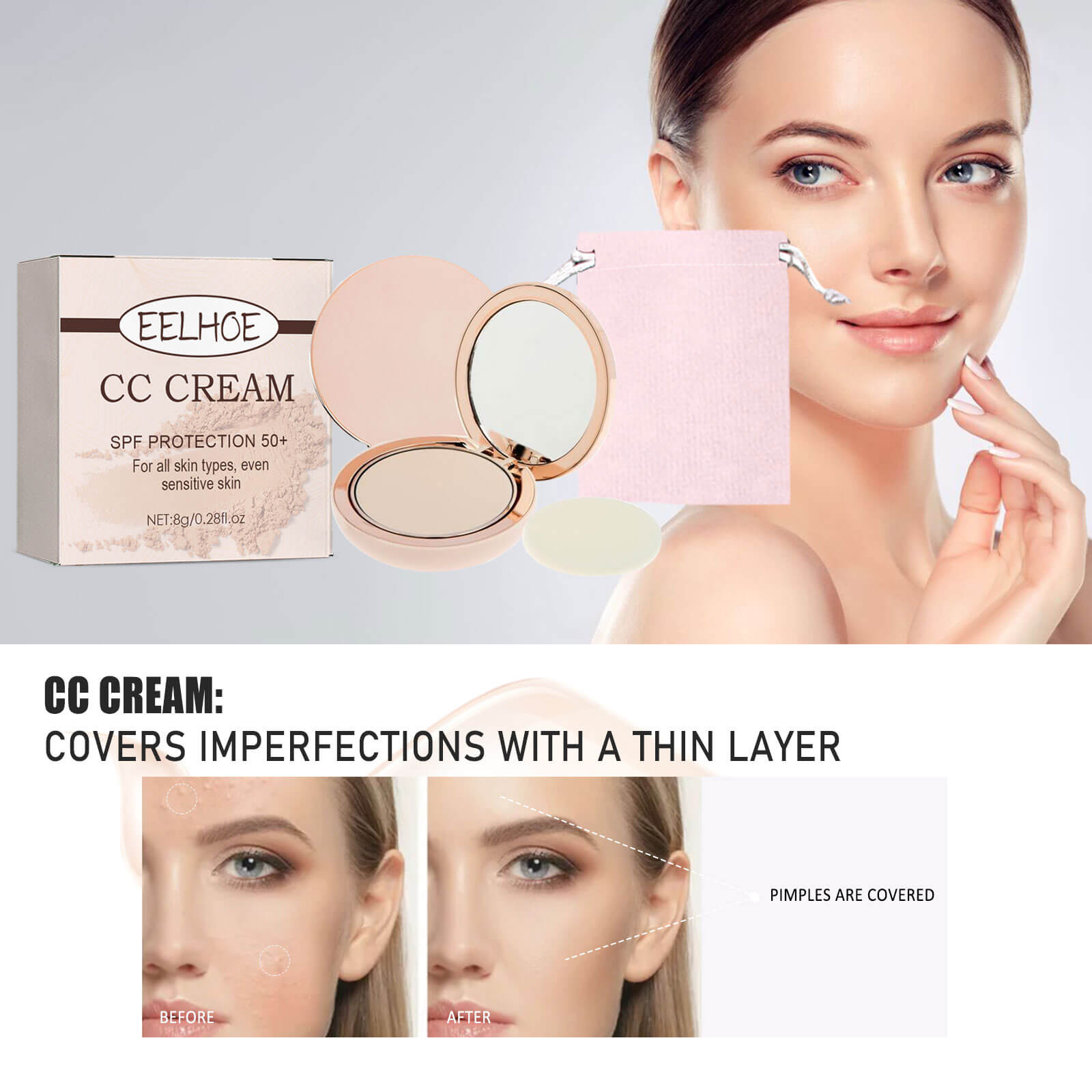  CC Cream Skin Protection | CC Cream For Acne-Prone Skin With SPF