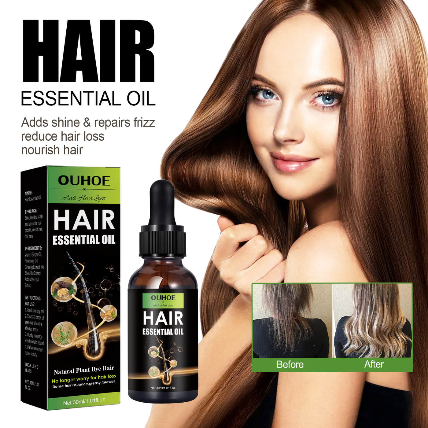 Hair Care Essential Oil | Best Carrier Oil For Essential Oils Hair