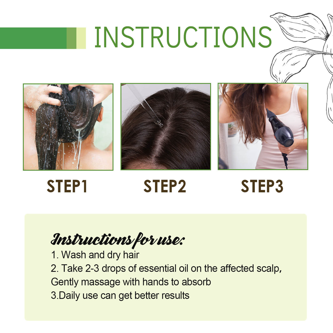 Hair Care Essential Oil | Best Carrier Oil For Essential Oils Hair