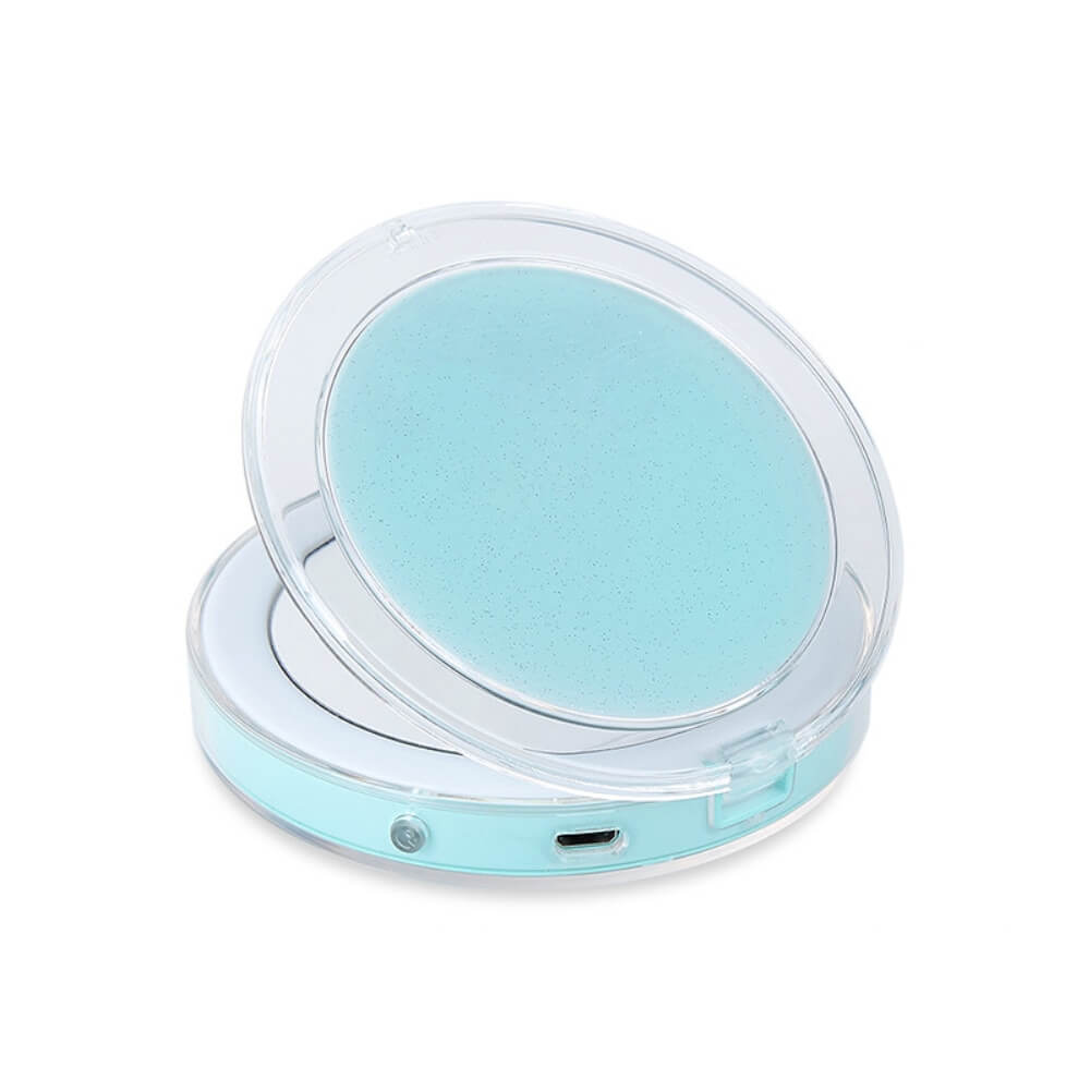 LED Lighted Mini Makeup Mirror | Mirror With Color-Changing Lights