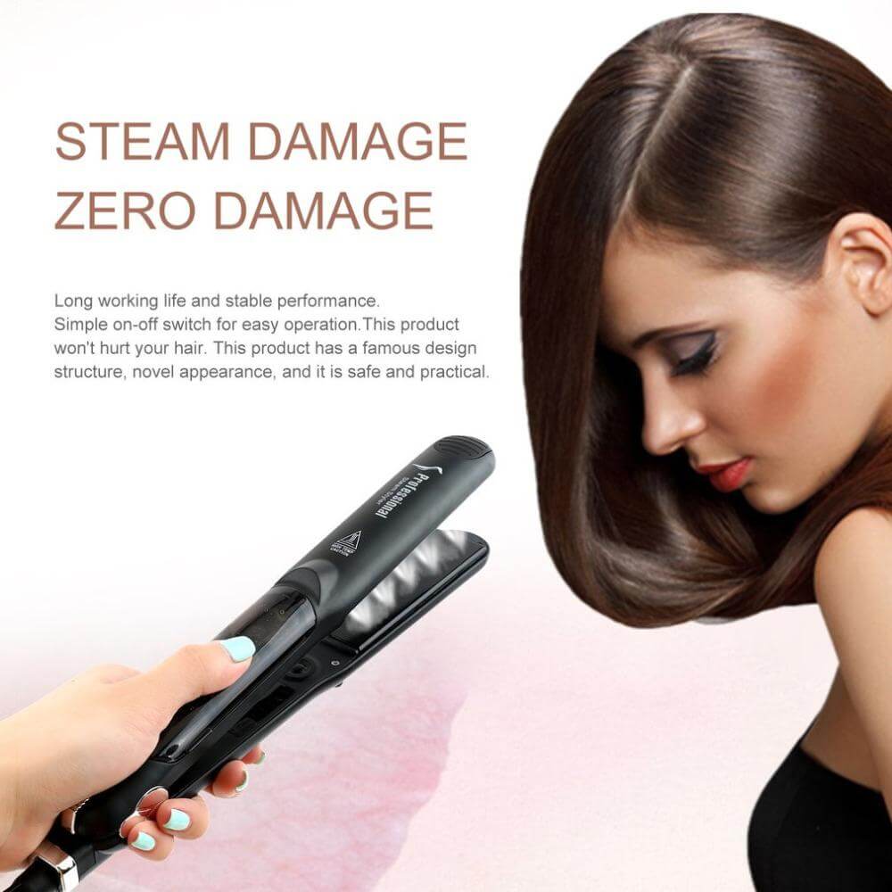 Professional Steam Straightener | Steam Straightener For Curly Hair