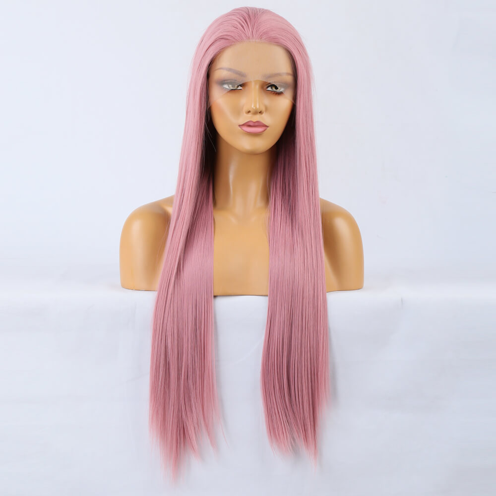 Synthetic Lace Wig | Shoulder-Length Synthetic Lace Wig
