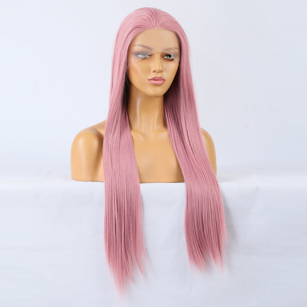 Synthetic Lace Wig | Shoulder-Length Synthetic Lace Wig