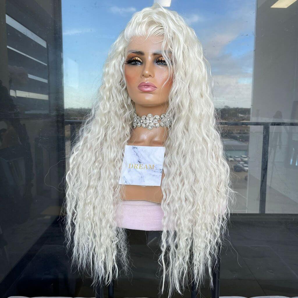 Wig Ladies Front Lace Chemical Fiber | Best Synthetic Lace Front Wigs