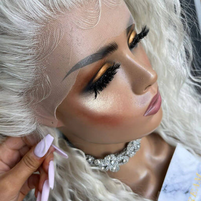 Wig Ladies Front Lace Chemical Fiber | Best Synthetic Lace Front Wigs