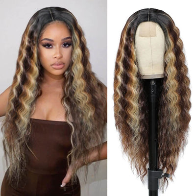 Wig Small Lace Center Deep Wave | Deep Wave Human Hair Wig
