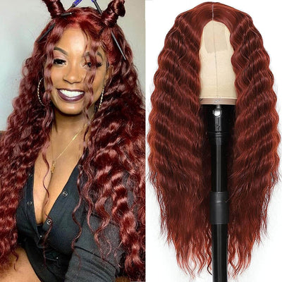 Wig Small Lace Center Deep Wave | Deep Wave Human Hair Wig