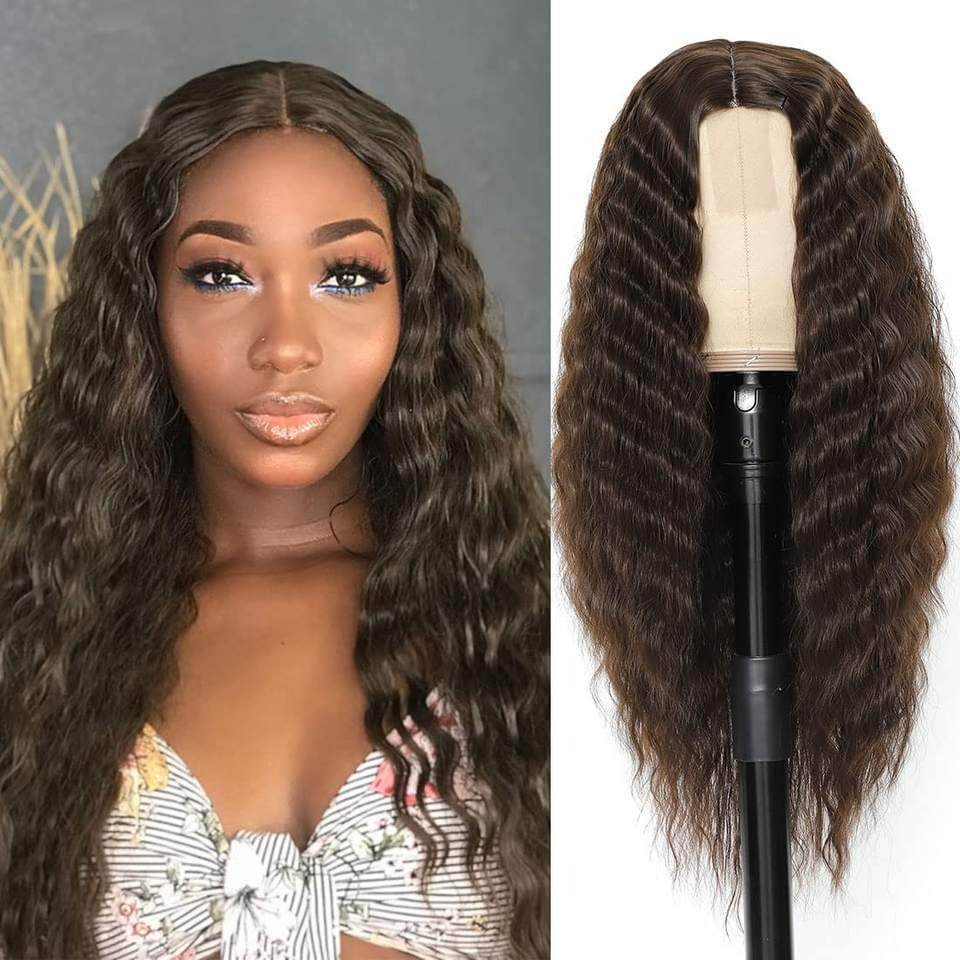 Wig Small Lace Center Deep Wave | Deep Wave Human Hair Wig